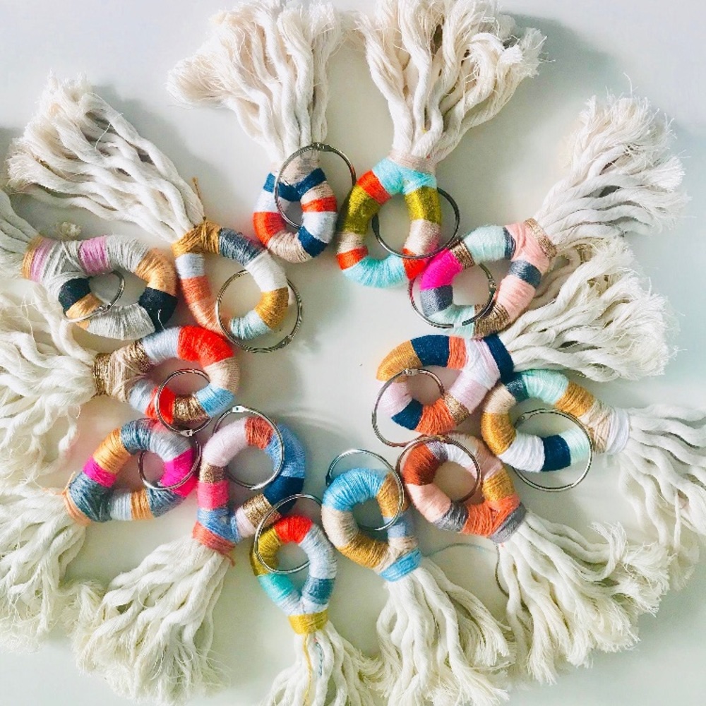 Handmade Yarn Wrapped Tassel